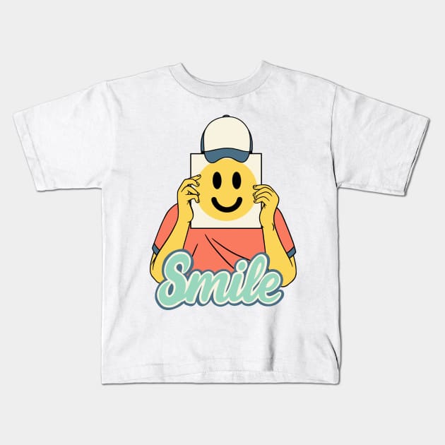Smile Kids T-Shirt by Louis16art